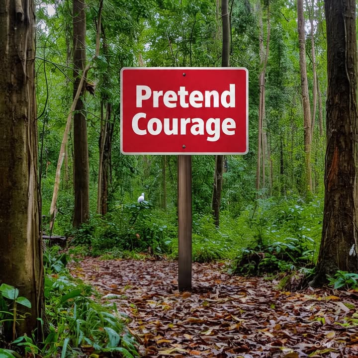 Real Courage: Embracing Calm Amidst Chaos