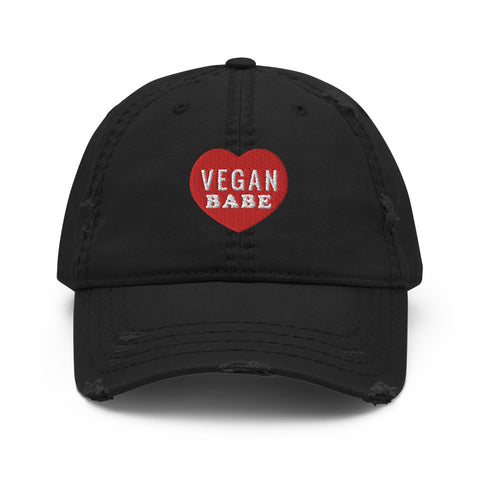 Vegan Babe Distressed Hat - Holistic United