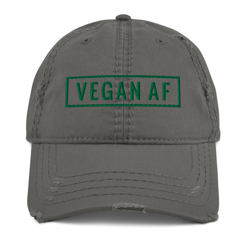 Vegan AF Distressed Hat - Holistic United
