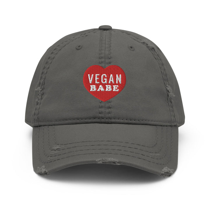 Vegan Babe Distressed Hat - Holistic United