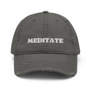 Meditate Distressed Hat - Holistic United