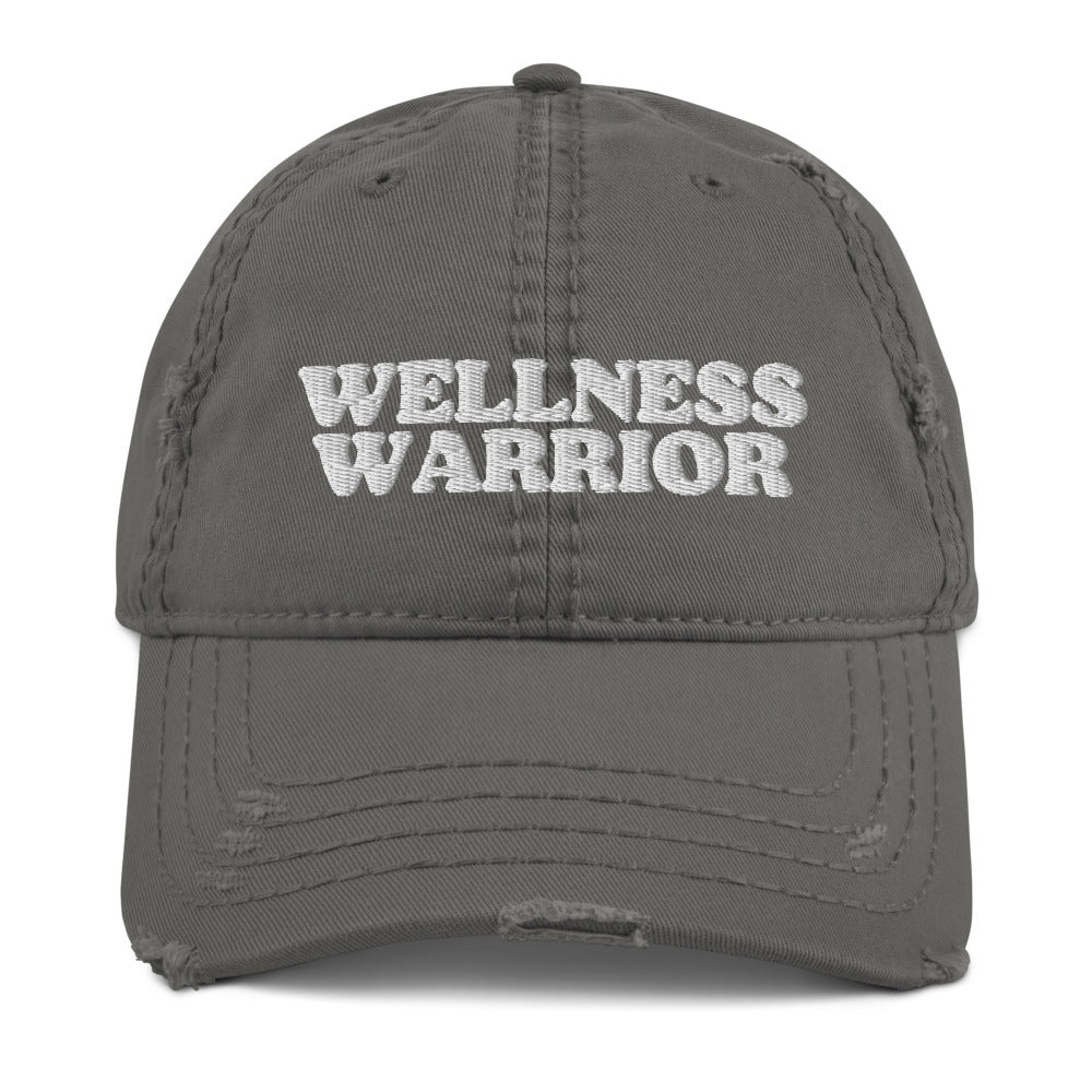 Wellness Warrior Distressed Hat - Holistic United