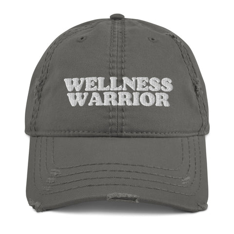 Wellness Warrior Distressed Hat - Holistic United