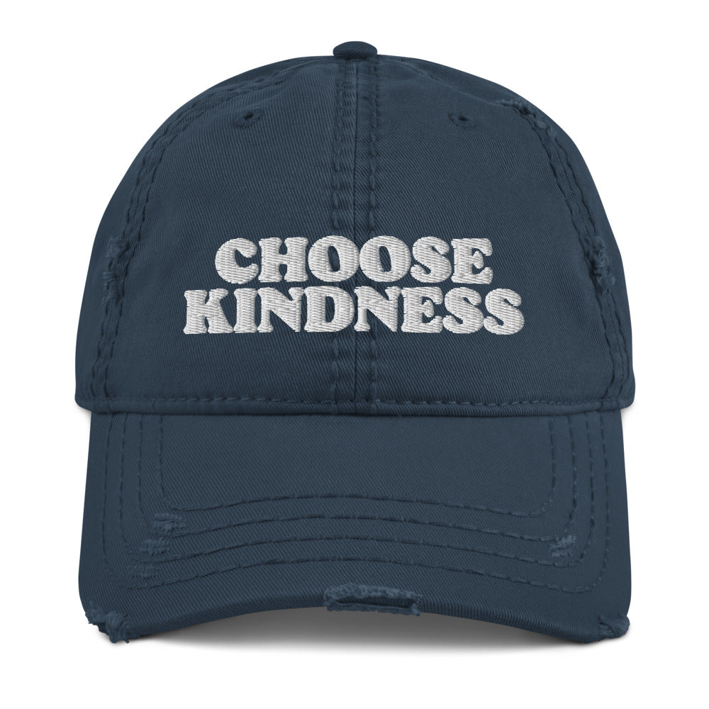 Choose Kindness Distressed Hat - Holistic United