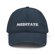 Meditate Distressed Hat - Holistic United