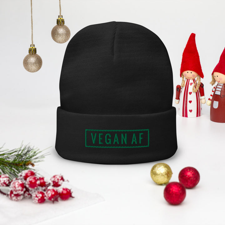 Vegan AF Embroidered Beanie - Holistic United