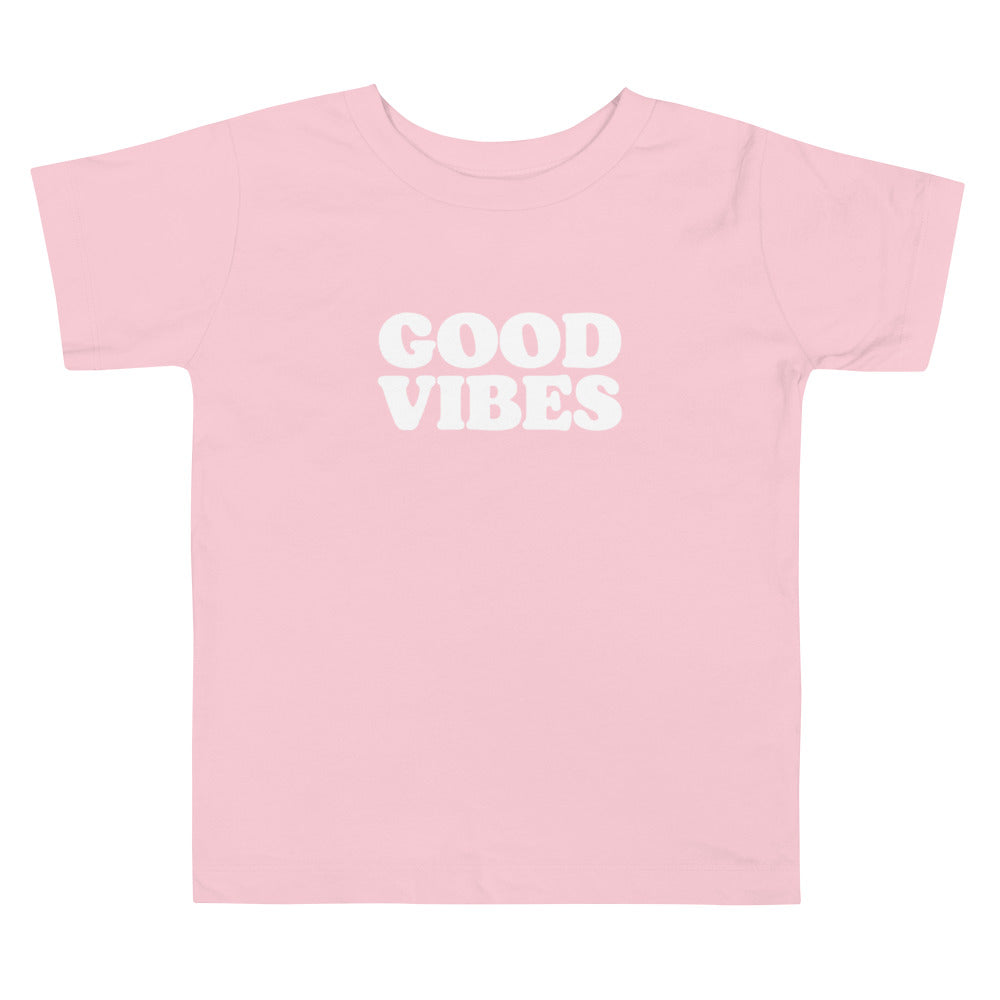 Good Vibes Toddler Short Sleeve Tee - Holistic United