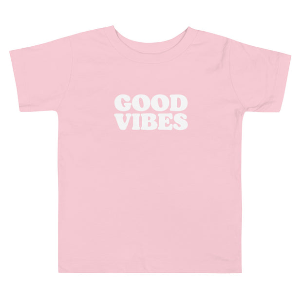 Good Vibes Toddler Short Sleeve Tee - Holistic United
