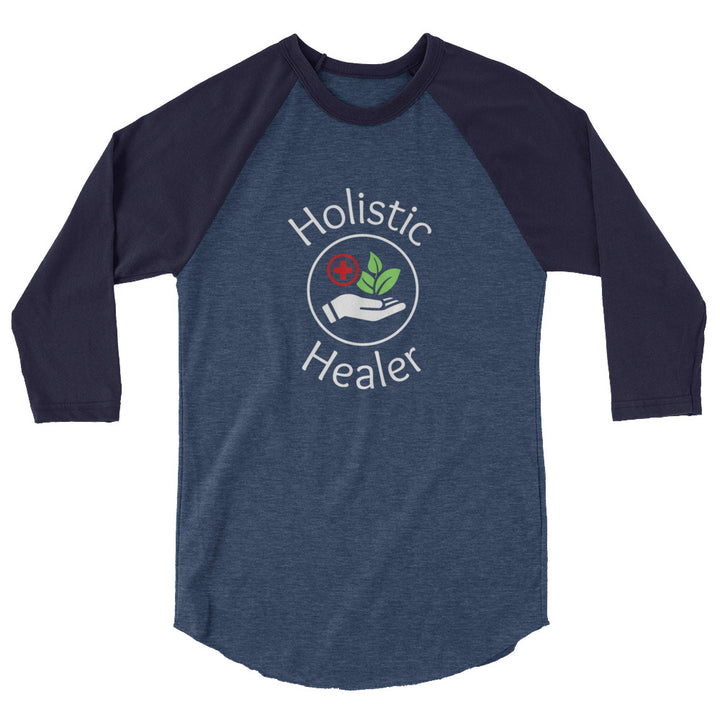 Holistic Healer 3/4 Sleeve Unisex Raglan Shirt - Holistic United