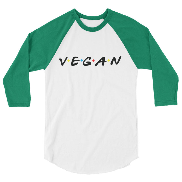 Vegan 3/4 Sleeve Unisex Raglan Shirt - Holistic United