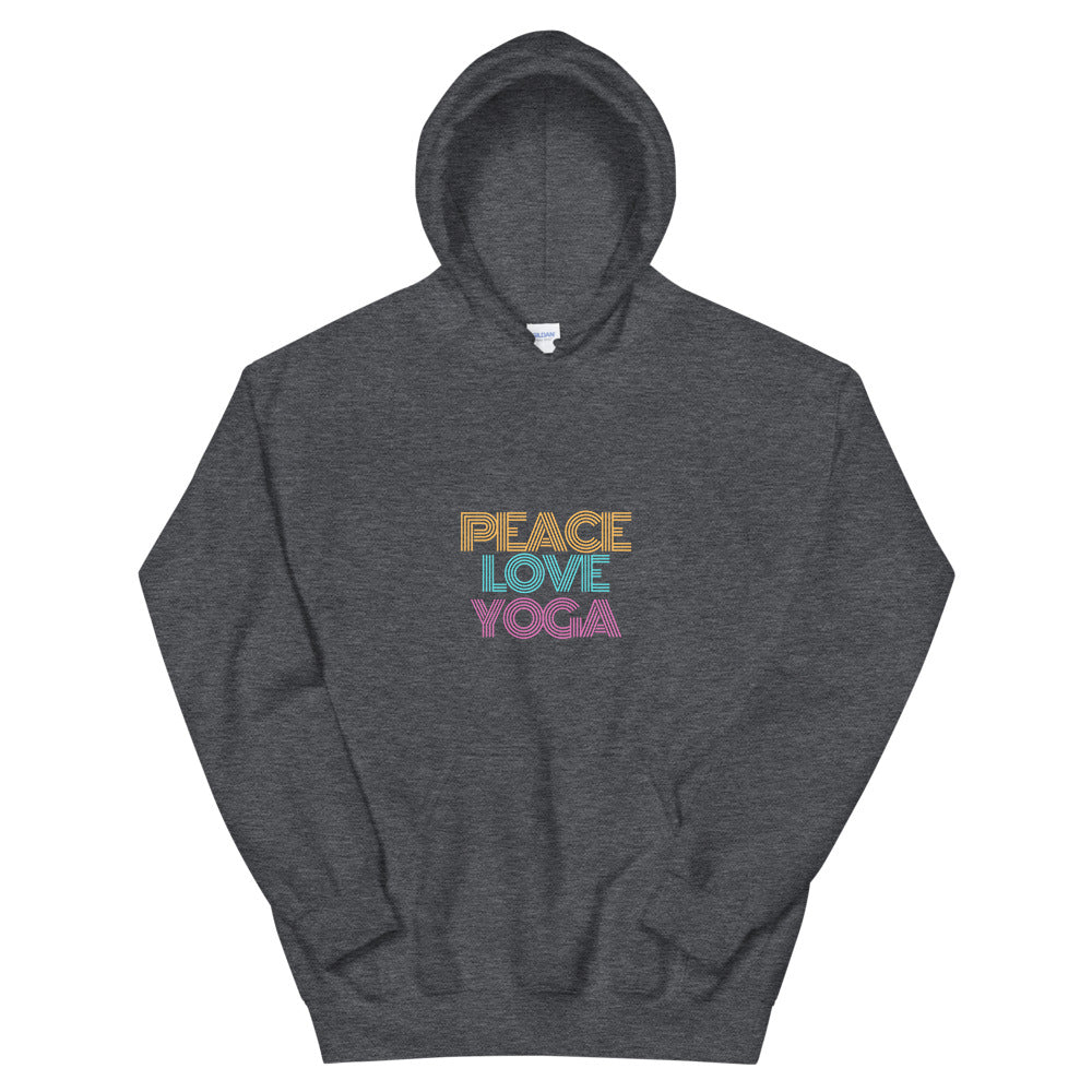 Peace Love Yoga Unisex Hoodie - Holistic United