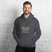 Peace Love Yoga Unisex Hoodie - Holistic United