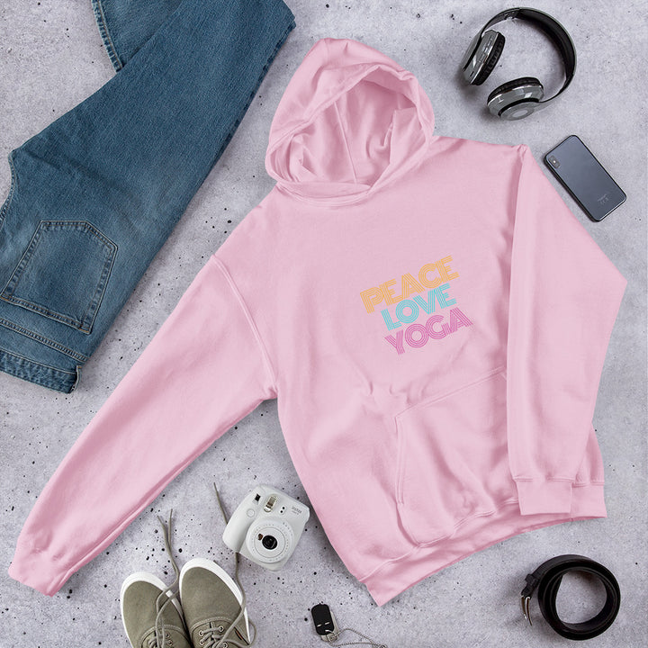 Peace Love Yoga Unisex Hoodie - Holistic United