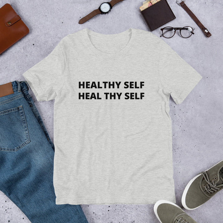 Healthy Self Heal Thy Self Short-Sleeve Unisex T-Shirt - Holistic United