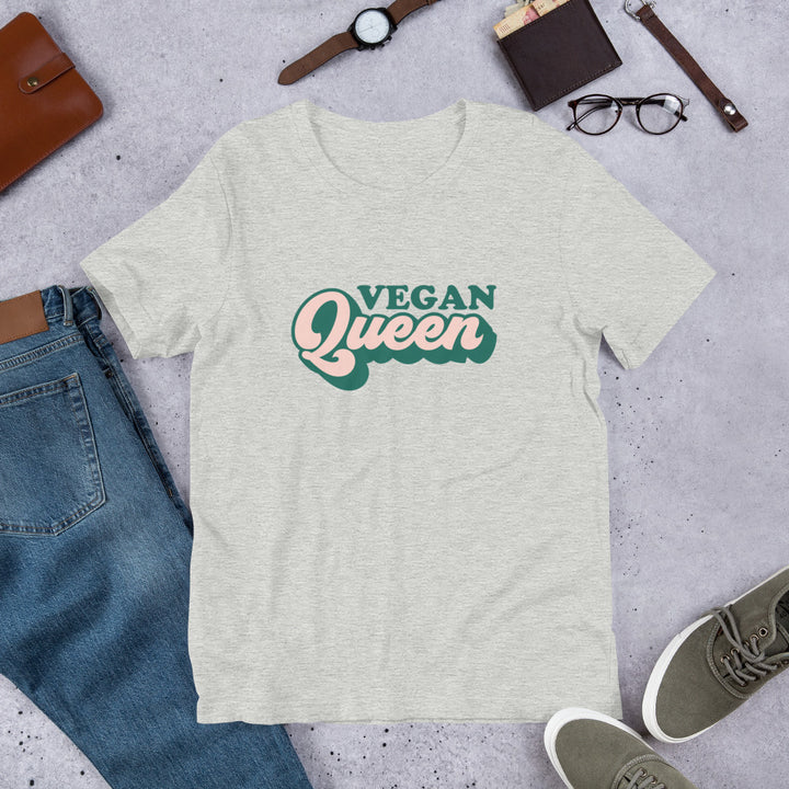 Vegan Queen Short-Sleeve Unisex T-Shirt - Holistic United