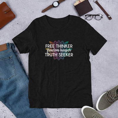 Free Thinker Short-Sleeve Unisex T-Shirt - Holistic United