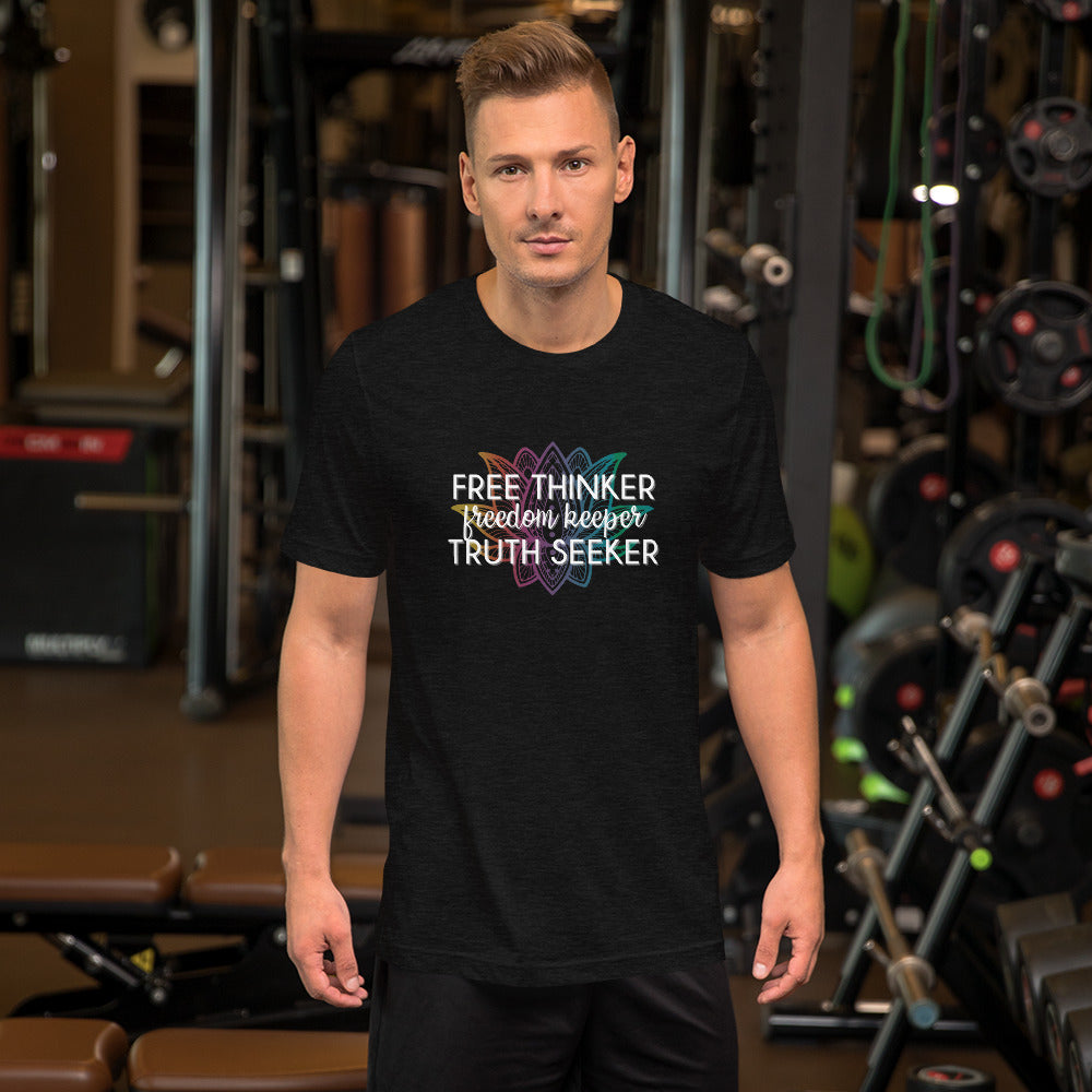 Free Thinker Short-Sleeve Unisex T-Shirt - Holistic United