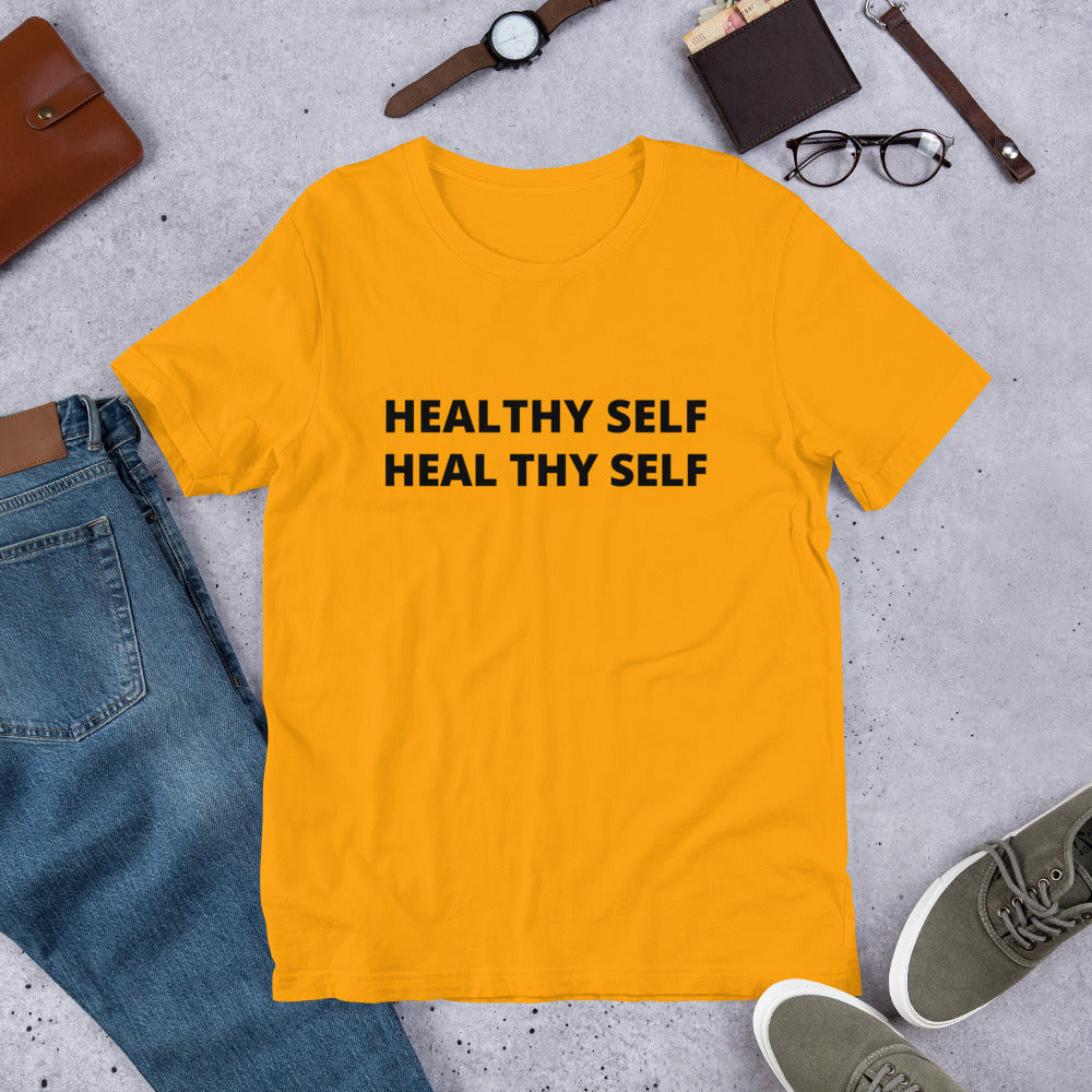 Healthy Self Heal Thy Self Short-Sleeve Unisex T-Shirt - Holistic United