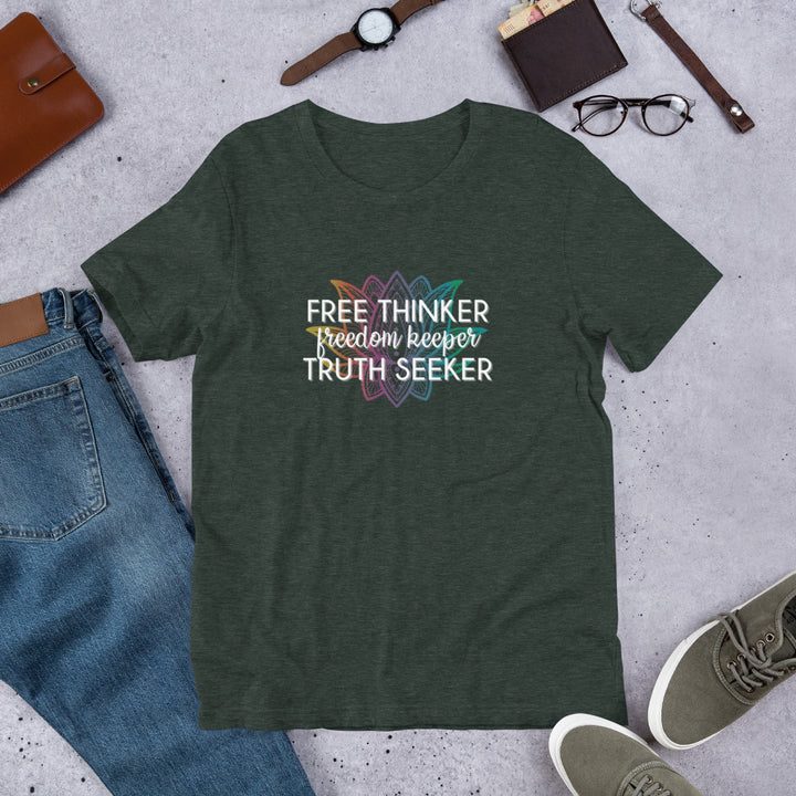 Free Thinker Short-Sleeve Unisex T-Shirt - Holistic United