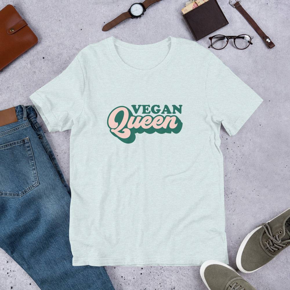 Vegan Queen Short-Sleeve Unisex T-Shirt - Holistic United