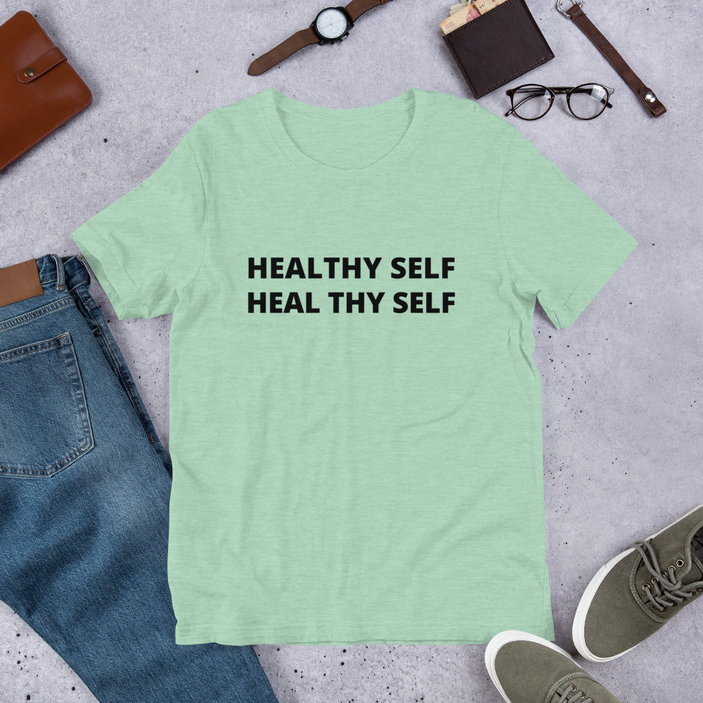 Healthy Self Heal Thy Self Short-Sleeve Unisex T-Shirt - Holistic United