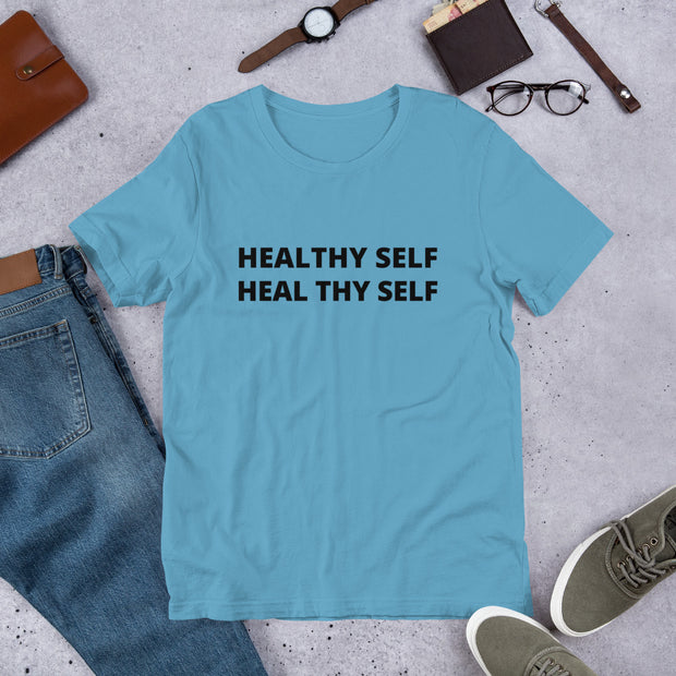 Healthy Self Heal Thy Self Short-Sleeve Unisex T-Shirt - Holistic United