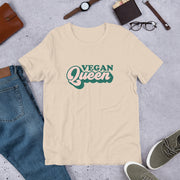 Vegan Queen Short-Sleeve Unisex T-Shirt - Holistic United