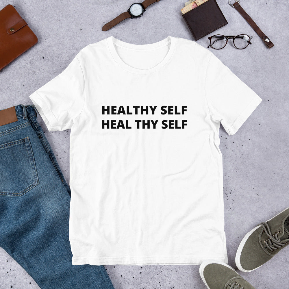 Healthy Self Heal Thy Self Short-Sleeve Unisex T-Shirt - Holistic United