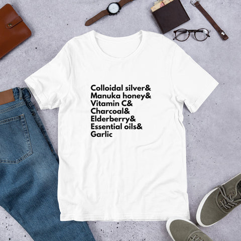 Colloidal Silver Short-Sleeve Unisex T-Shirt - Holistic United
