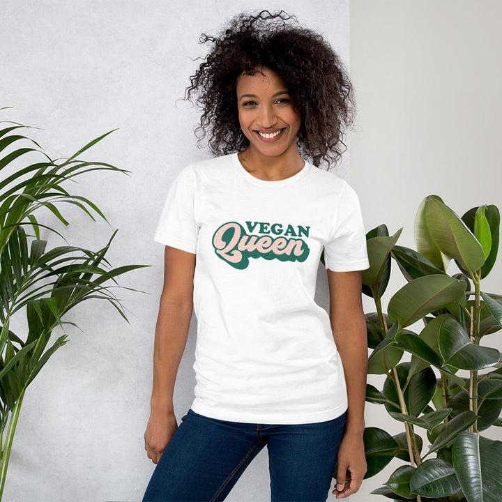 Vegan Queen Short-Sleeve Unisex T-Shirt - Holistic United