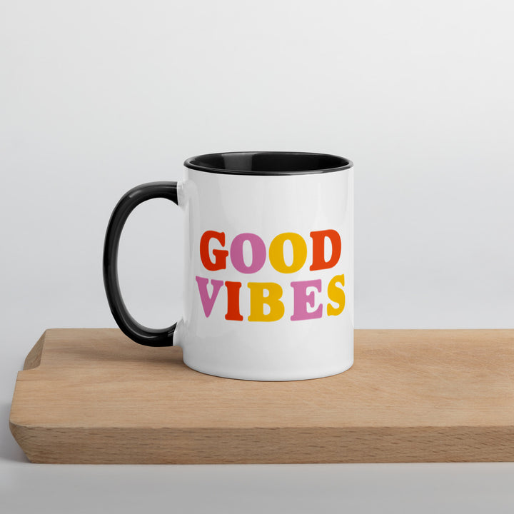 Good Vibes Mug with Color Inside - Holistic United