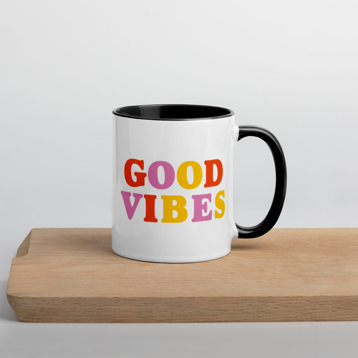 Good Vibes Mug with Color Inside - Holistic United