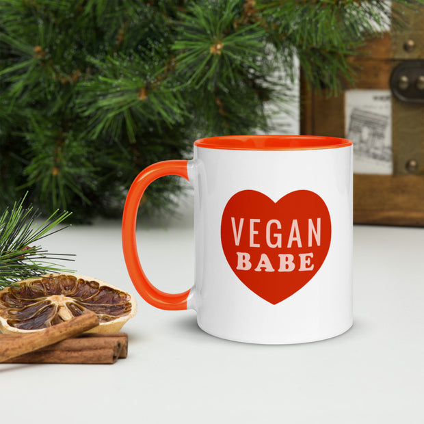 Vegan Babe Mug with Color Inside - Holistic United