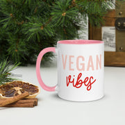 Vegan Vibes Mug with Color Inside - Holistic United