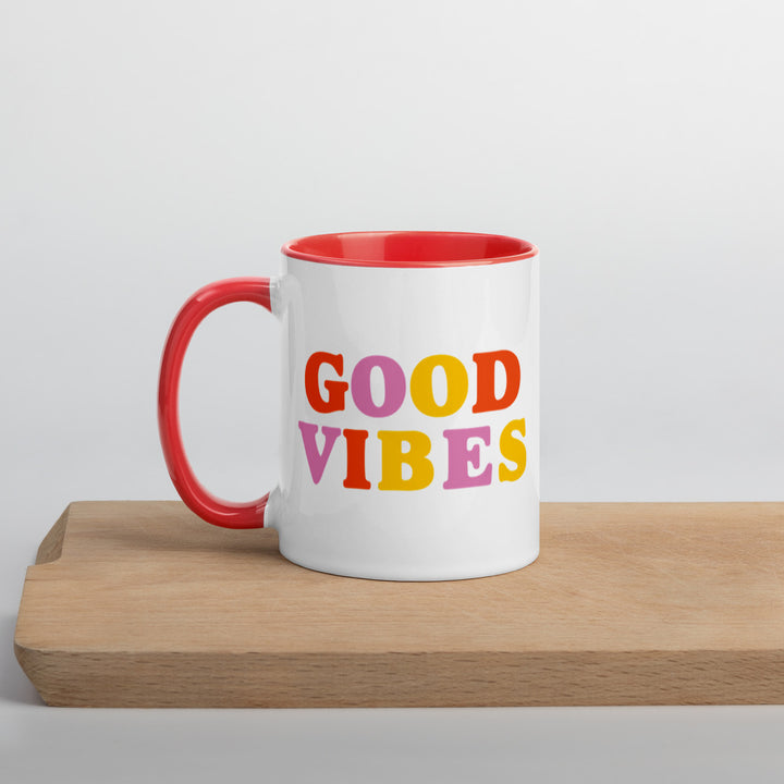 Good Vibes Mug with Color Inside - Holistic United