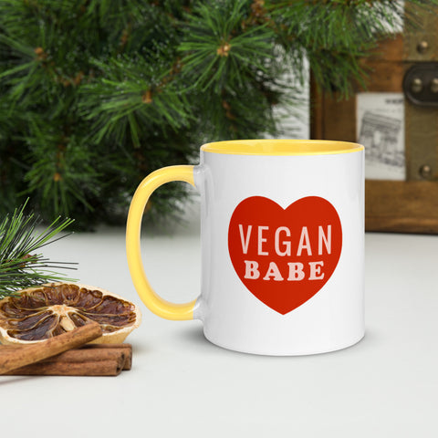 Vegan Babe Mug with Color Inside - Holistic United