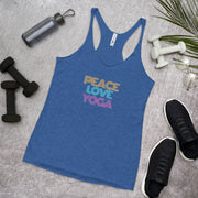Peace Love Yoga Women's Racerback Tank - Holistic United